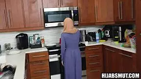 What happens when a thieving Muslim maid gets her tight pussy pounded hard as punishment?