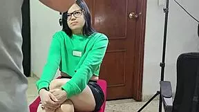Estefani the young Colombian model dives into family therapy with some intense anal exploration in a casual homemade setup.