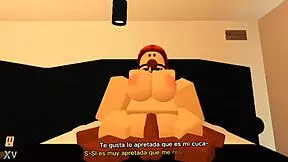 Memperkukuh persahabatan di Roblox dengan tunggang seks dan aksi tetek besar! 😏