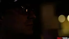 Does This Petite Teen 18+ Submit Her Young Body To Two Men In Black Suits For Group Submission?