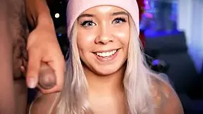 Blonde College Slut Submissively Plays And Sucks Small 18+ Cock For Daddy