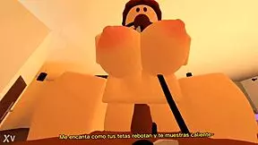 Posilňovanie priateľstva na Roblox s sexy jazdením a veľkými cicmi! 😏