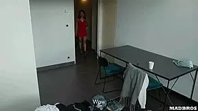 Friend Caught Us Fucking Beautiful Girl And Joins Rough DP.