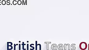 British Teen 18+ Rides Lucky Guys Face