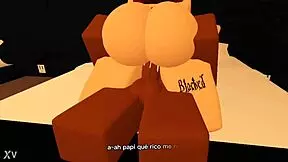 Memperkuat persahabatan di Roblox dengan naik-naik seksi dan aksi tetek gede! 😏