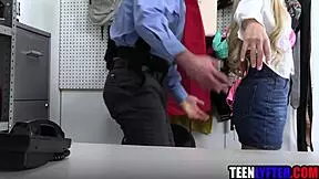 Blonde teen fucked for stealing bikini! 😱