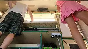 Hot Babe Upskirt At Work 😏