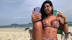Private Beach Chat Live - Public Exhibitionism With Renatinha Mello!