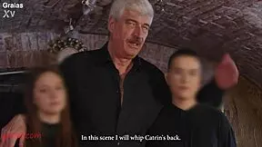 Two cuties are dominated by the holy master