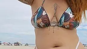im wearing panties on beach to atract married guys for good fuck