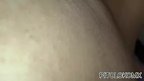 amazing petite schoolgirl with huge tits swallows all my cum