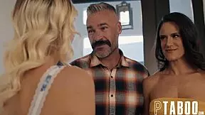 Petite Teen Rachel Discovers Family Secrets While Giving Blowjob To Tye In Hidden Reality Scene