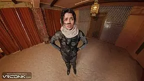 vr conk brunette chani in uniform rides atreides huge cock in dune cosplay parody pt 3
