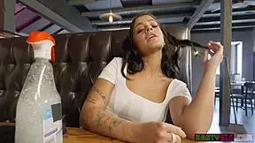 Nastysis Ryan Reid in Family Restaurant.