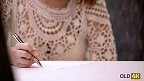 Old4k Old Wise Gentleman with Young Beautiful Girl