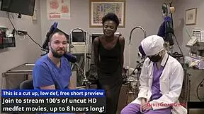 Rina Arem undergoes treatment at the virginity clinic with various toys and techniques.