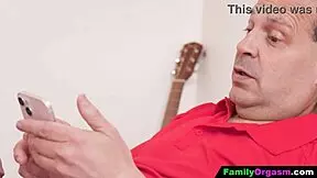 Hypnotic stepdaughter gets blackmailed into ass fornication