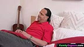 Hypnotic stepdaughter gets blackmailed into ass fornication