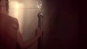 sexy dahlia's naughty shower fun with masturbation