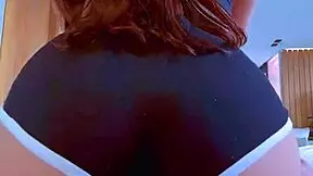 Hey, you think this big round ass Latina girl can handle riding that massive black cock in close-up POV? Watch her pussy get stretched cowgirl style!