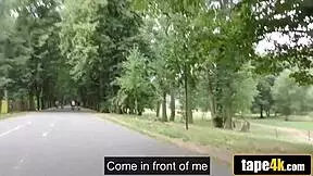 hot brunette girlfriend turns slut for cash while boyfriend watches pov blowjob