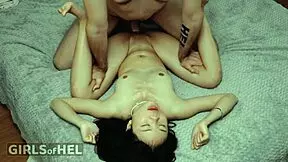 almost a full hand in a tiny 18+ asian pussy - stepdad and stepdaughter rough fucking