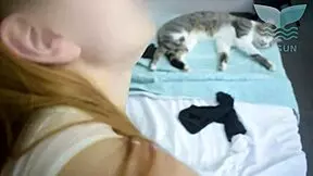 Petite Blonde Moans with Brazilian Vitor's Big BBC