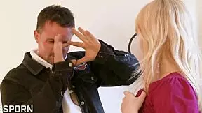 Hot Handjob With Cum On Natural Tits!