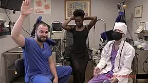 Rina Arem undergoes treatment at the virginity clinic with various toys and techniques.