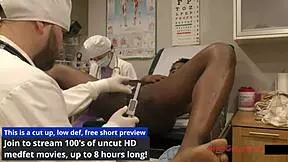 Rina Arem undergoes treatment at the virginity clinic with various toys and techniques.