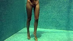 Hottest petite teen Irina Russaka with small tits underwater