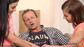 4k new lovely chicks eveline and silvia seduce them