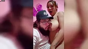 Careful, you almost shot the cum in my eye – I want it in my mouth!