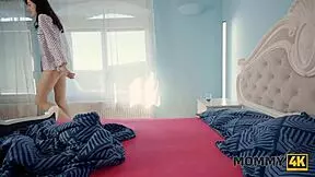 czech milf seizes chance to fuck young dude in bathroom