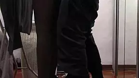 Beautiful milf with legs in pantyhose gets touched and fucked passionately