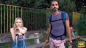 hunt4k guy accepts money and watches how his gf gets drilled by stranger