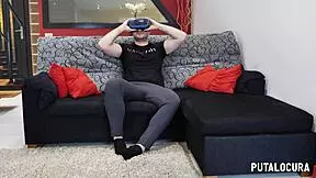 Paola Hard Fucks Boyfriend On Sofa