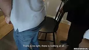 Our Friend Maxime Horns Caught Us Fucking His Girlfriend Noochka As Soon As She Wakes Up