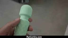 Step Brother Finds Dildo in Bathroom and Confronts Stepsis