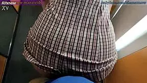 teen 18+ gives blowjob in public elevator and swallows huge facial 😍