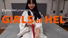 Girl In White Kimono Engages In Romantic Sex With Muff Diving And Pussy Play