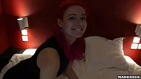 Our Friend Maxime Horns Caught Us Fucking His Girlfriend Noochka As Soon As She Wakes Up