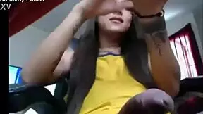 this sexy ladyboy wants you to lick her big cock and cum on her