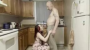 Step Daughter Comes Home Late And Horny Step Dad Catches Her And Fucks Both Her Holes With His Big Cock