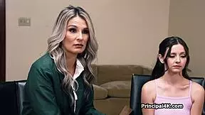 hidden cam threesome with teacher and principal at office