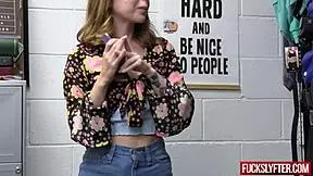 alina west caught stealing on camera