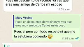 i am doña mary and i got very horny because i owe the tanda