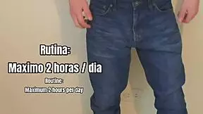 entrena tu pene longitud grosor y control con pesas reales