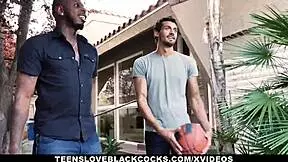 I get bent over by two big black cocks for hardcore interracial threesome pounding.