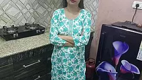 indian stepmom fucks stepson in kitchen with seduction and bent over action